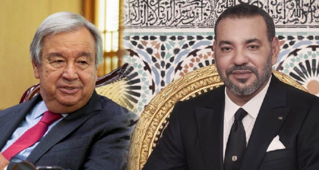 Alliance des civilisations: le SG de l’ONU rend hommage à SM le Roi, « champion du dialogue inter-religieux » Gauteres SM Roi e1669141047720