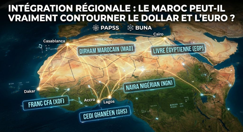 Intégration régionale : le Maroc peut-il vraiment contourner le dollar et l’euro ? Gemini Generated Image tat6itat6itat6it