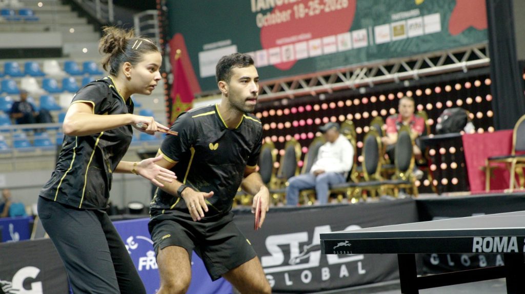 Tanger 2026 : l’Égypte s’offre une finale 100 % égyptienne en double mixte aux Championnats d’Afrique de tennis de table WhatsApp Image 2026 10 24 at 18.01.45 1