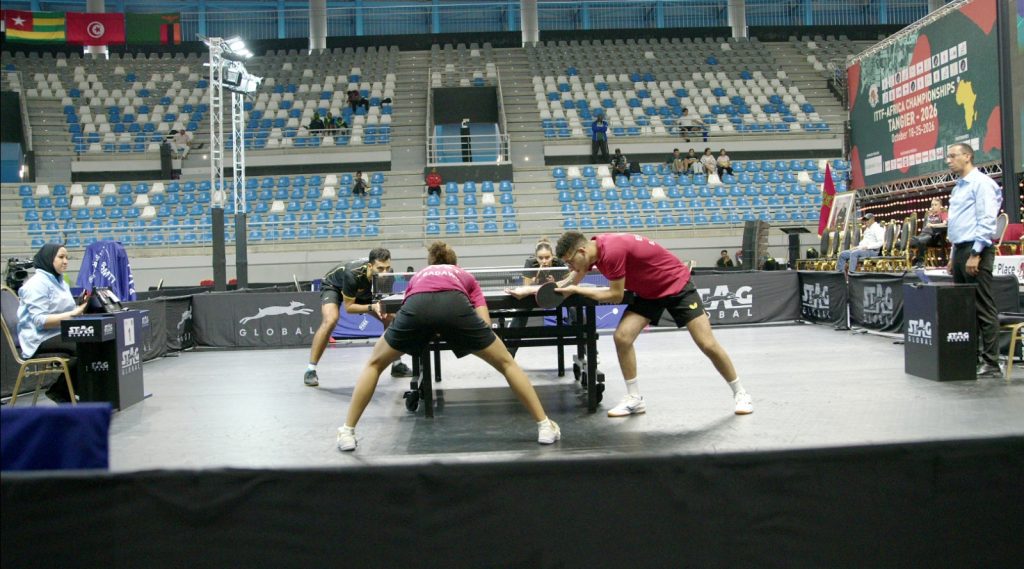 Tanger 2026 : l’Égypte s’offre une finale 100 % égyptienne en double mixte aux Championnats d’Afrique de tennis de table 1 WhatsApp Image 2026 10 24 at 18.01.45