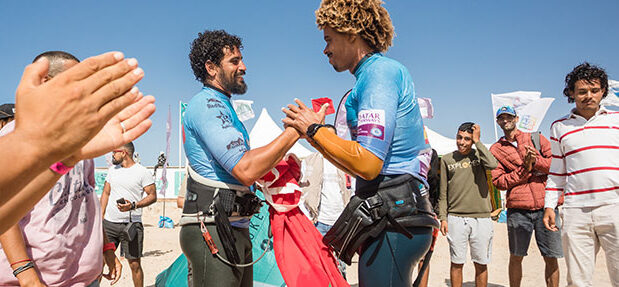 Clôture à Dakhla de la 12ème édition du Championnat mondial de kitesurf: Ali Beqqali s’empare de la 4è position 1 Championnat mondial de kitesurf Ali Beqqali e1664891457392