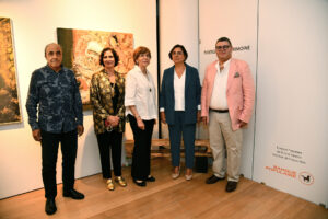 De gauche a droite M. Rachid Rhenimi Mme Tania Chorfi Mme Amina Benmansour Mme Bouchra Berrada M. Hicham Soulahi