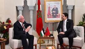 Fès : Nasser Bourita s'entretient avec le ministre palestinien des Affaires étrangères 1 Bourita Palestine e1669141528916