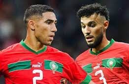 Mondial : Ce que l'on sait sur les blessures de Mazraoui et Hakimi 1 Hakimi Mezraoui e1669369413654