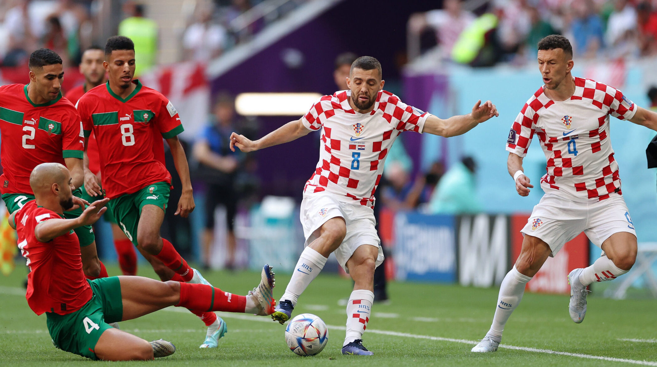 Qatar 2022/ Groupe F : le Maroc tient tête à la Croatie et arrache un point précieux (0-0) 1 Maroc vs Croatie 2 scaled e1669205401182