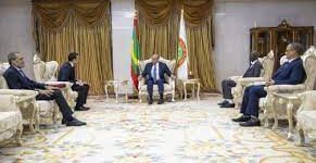 Le président mauritanien reçoit Younes Skouri, porteur d'un message royal écrit 1 Skouri au Mauritanie e1669140526346