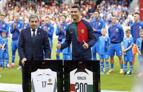 Cristiano Ronaldo atteint les 200