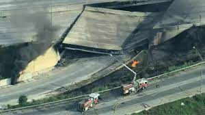 Etats-Unis : Une autoroute majeure s'effondre à Philadelphie sans faire de victime 1 Etats Unis Une autoroute majeure seffondre