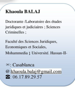 Khaoula Belaj NOM