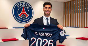 Lailier espagnol Marco Asensio ancien du Real rejoint le PSG