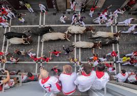 lachers de taureaux de la San Fermin 2