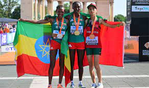 La Marocaine Fatima Ezzahra Gardadi remporte la medaille de bronze du Marathon feminin
