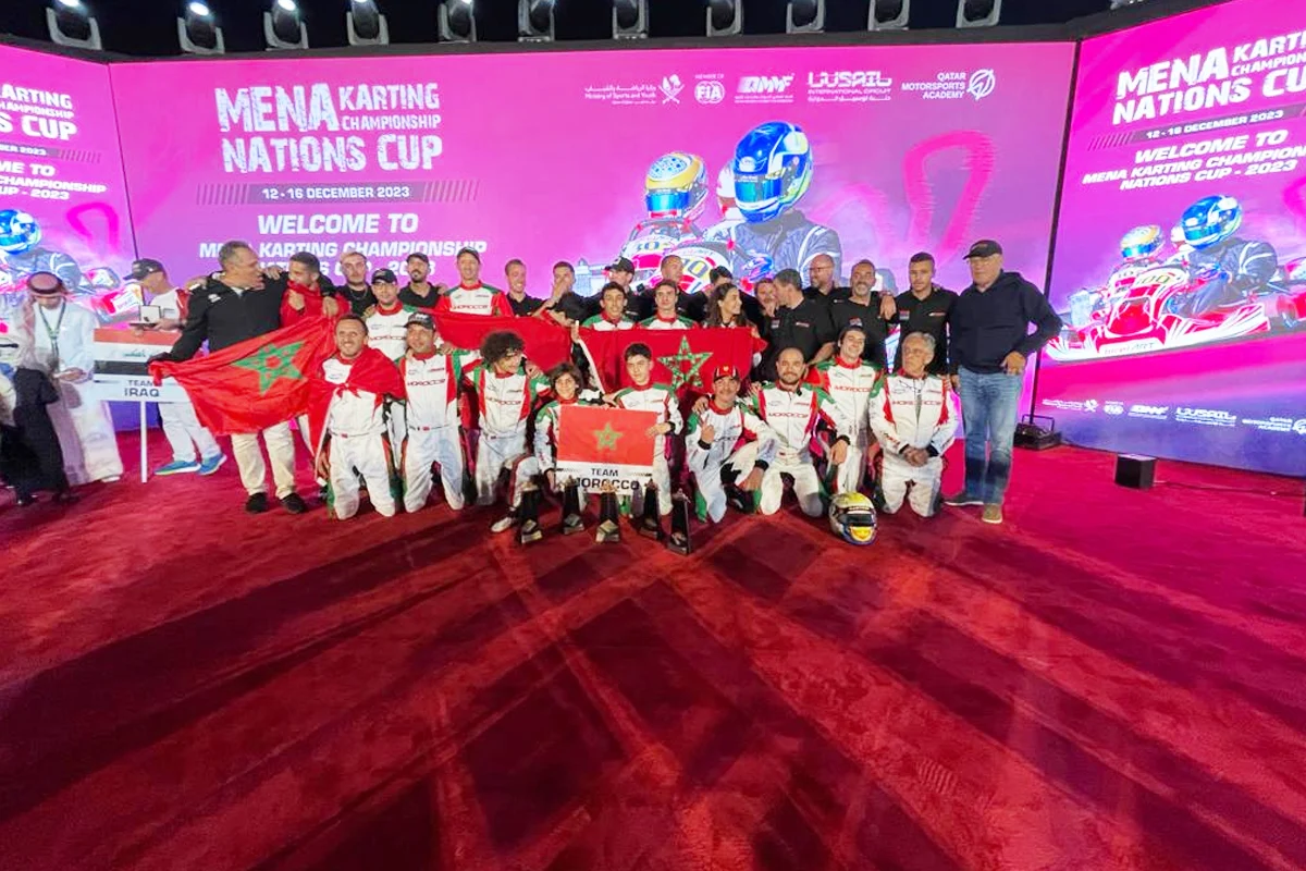 Karting : le Maroc remporte la Mena Nations Cup 2023 1 Lequipe nationale du Maroc Karting