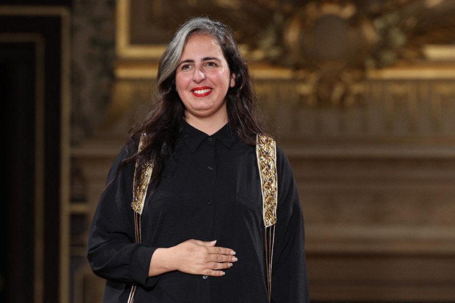 Fashion Week haute couture Paris2024 : Sara Chraïbi présente ses dernières créations 1 afp 20240122 34gd7v9 v1 preview fashionfrancemaisonsarachraibi 1706000179