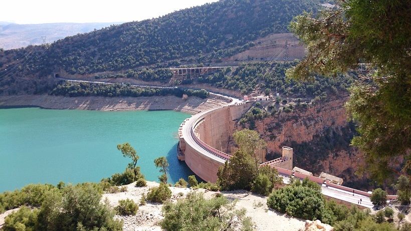 Les retenues des barrages gérés par l'ABHOER élevées à 215 millions m3 1 barrage bin el ouidane 1620227411