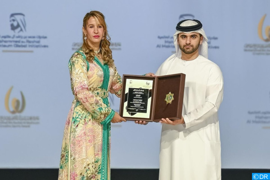 Dubaï: L'arbitre marocaine Bouchra Karboubi reçoit le Prix Cheikh Mohammed bin Rashid pour la créativité sportive 1 bouchra karboubi 1704914242