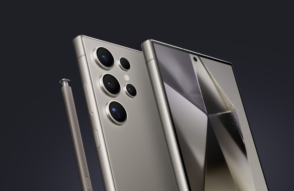 Samsung : L’intelligence artificielle est désormais intégrée aux nouveaux Galaxy S24 galaxy s24 ultra highlights color titanium gray back mo