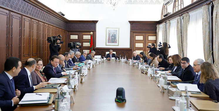 Le Conseil de gouvernement adopte un projet de décret fixant les attributions et l’organisation du département de l’Éducation nationale et du préscola 1 Akhannouch Conseil de gouvernement 1 1