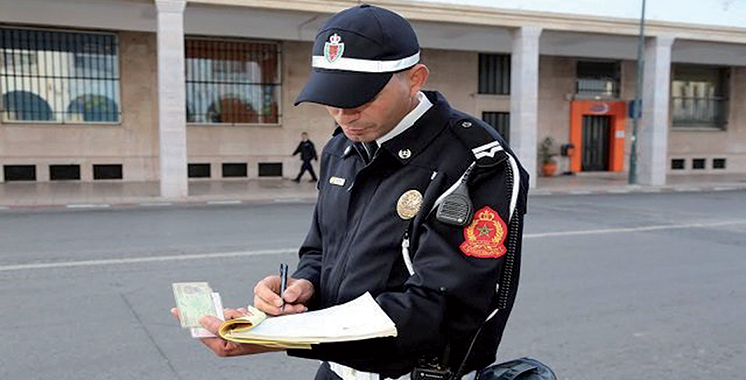 Circulation : 41.000 contraventions, plus de 7 MDH d’amendes en une semaine 1 DGSN police Maroc 1