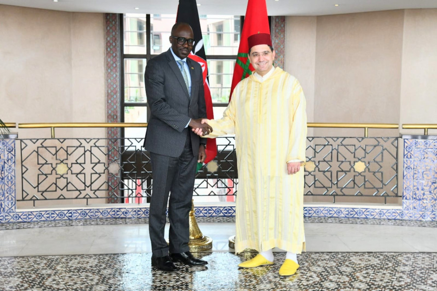 M. Bourita reçoit l'envoyé spécial du président kenyan, porteur d'un message à SM le Roi 1 bourita 1711051243