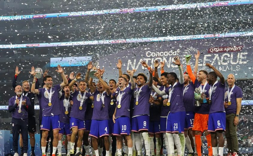Foot: les Etats-Unis remportent leur troisième Ligue des nations Concacaf 1 vis 0325202410340179