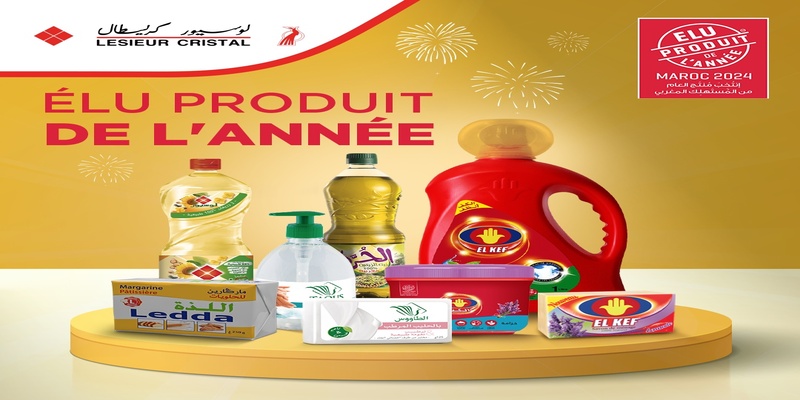 "Produit de l'Année Maroc" 2024 : Lesieur Cristal plébiscitée 1 lesieur cristal epa 1