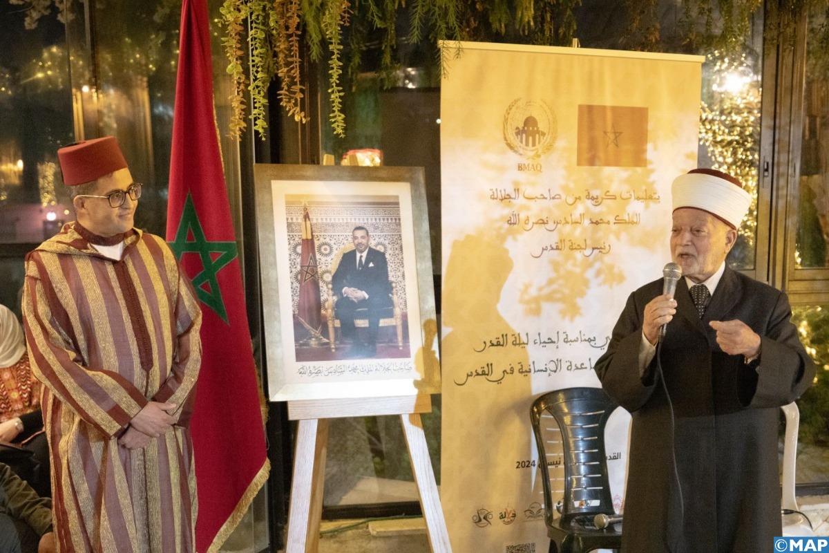 Al Qods : Fin de la grande opération humanitaire de l’Agence Bayt Mal Al Qods au terme du mois sacré de Ramadan 1 vis 0409202412555538