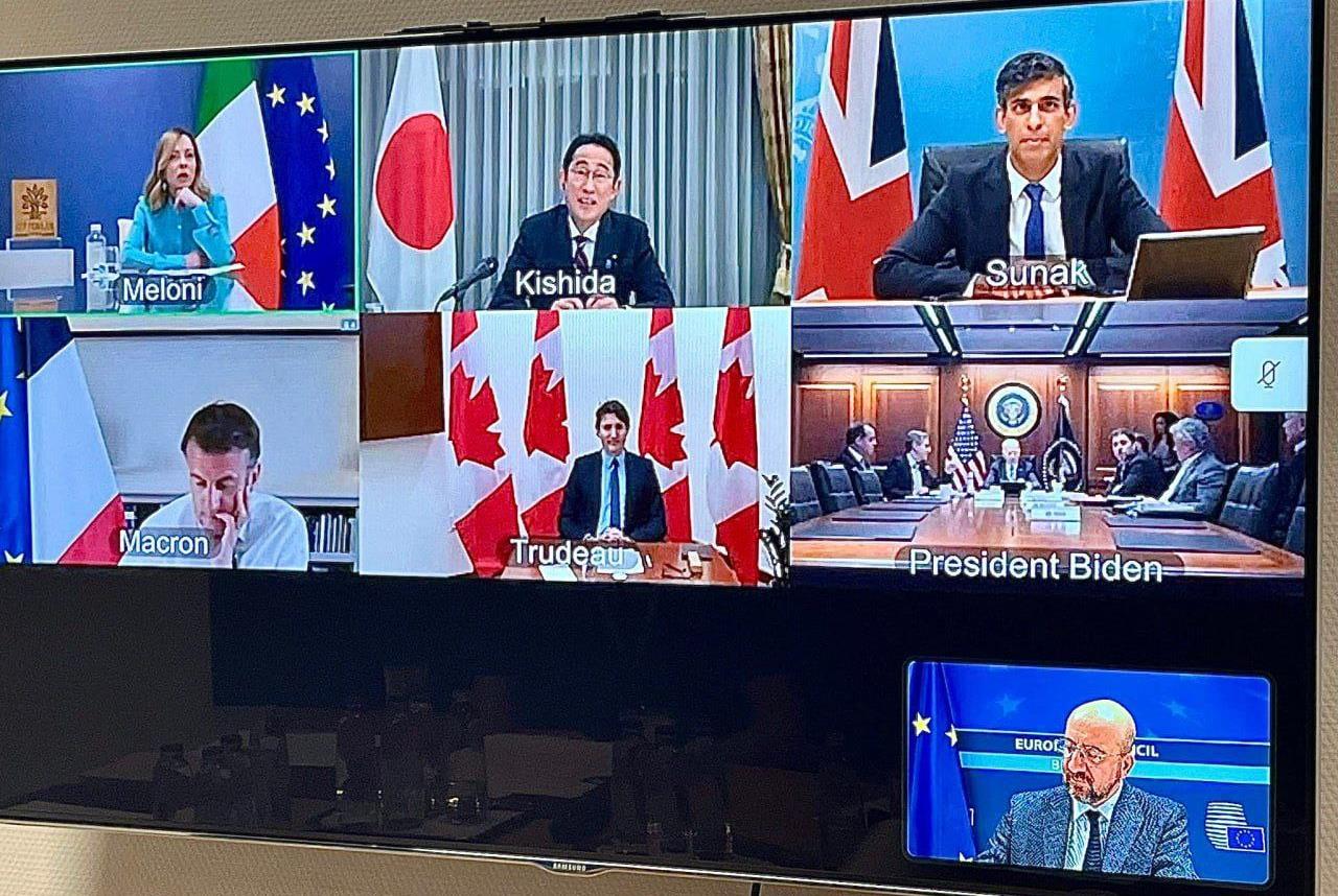 Tensions au Moyen-Orient: le G7 affirme son "plein soutien" à Israël 1 vis 0414202420434623