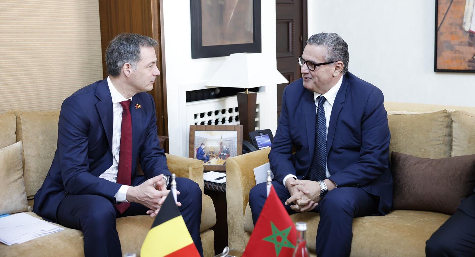 Aziz Akhannouch s’entretient avec le Premier ministre du Royaume de Belgique 1 vis 0415202412530552