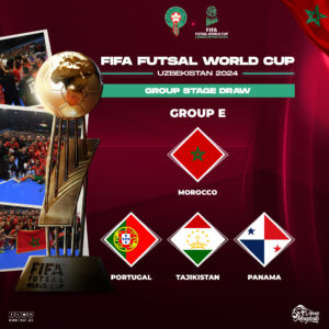 Coupe du monde de futsal (Ouzbékistan-2024): le Maroc dans le Groupe E aux côtés du Portugal, du Panama et du Tadjikistan 2 445449932 890701843067485 632626971968790743 n
