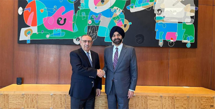 USA : L’ambassadeur Yousef Amrani rencontre le président de la BM Ajay Banga 1 Amrani rencontre Ajay Banga