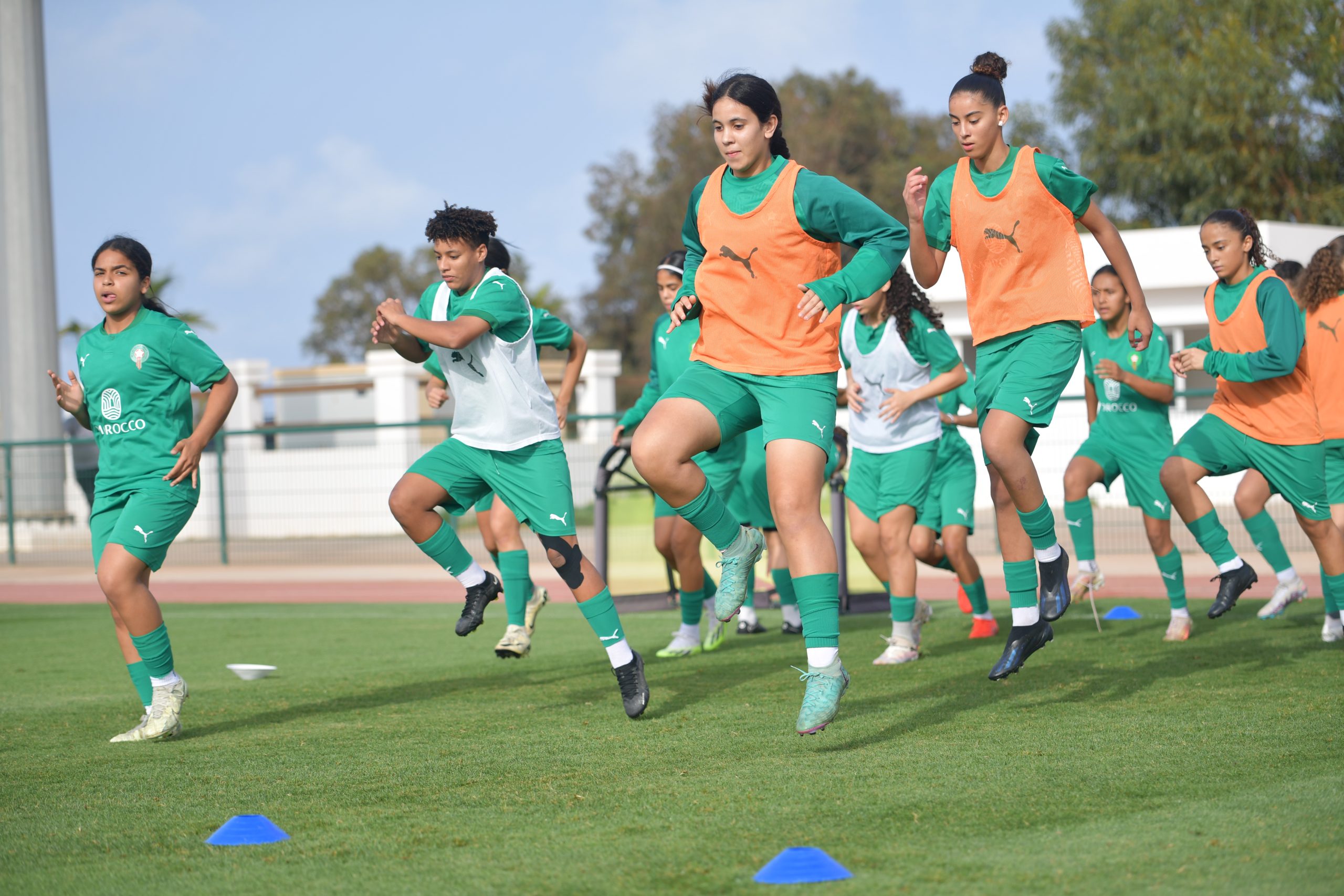 Elim. CM Féminine U17: La sélection nationale poursuit sa préparation à Saïdia 1 IMG 9286 scaled 1