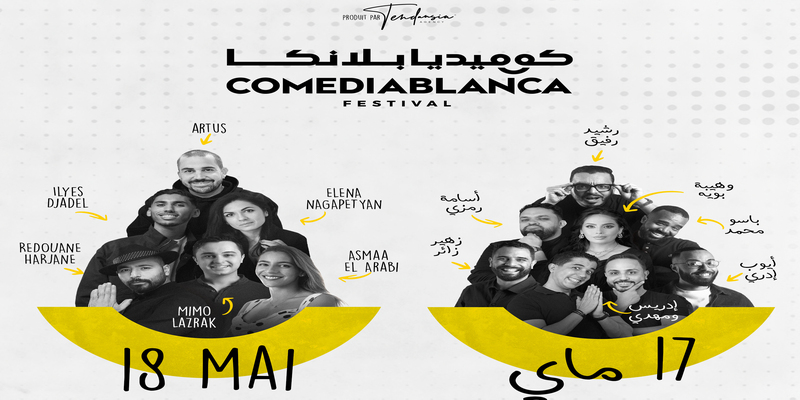 COMEDIABLANCA : Le nirvana du rire débarque 1 a4 web 1
