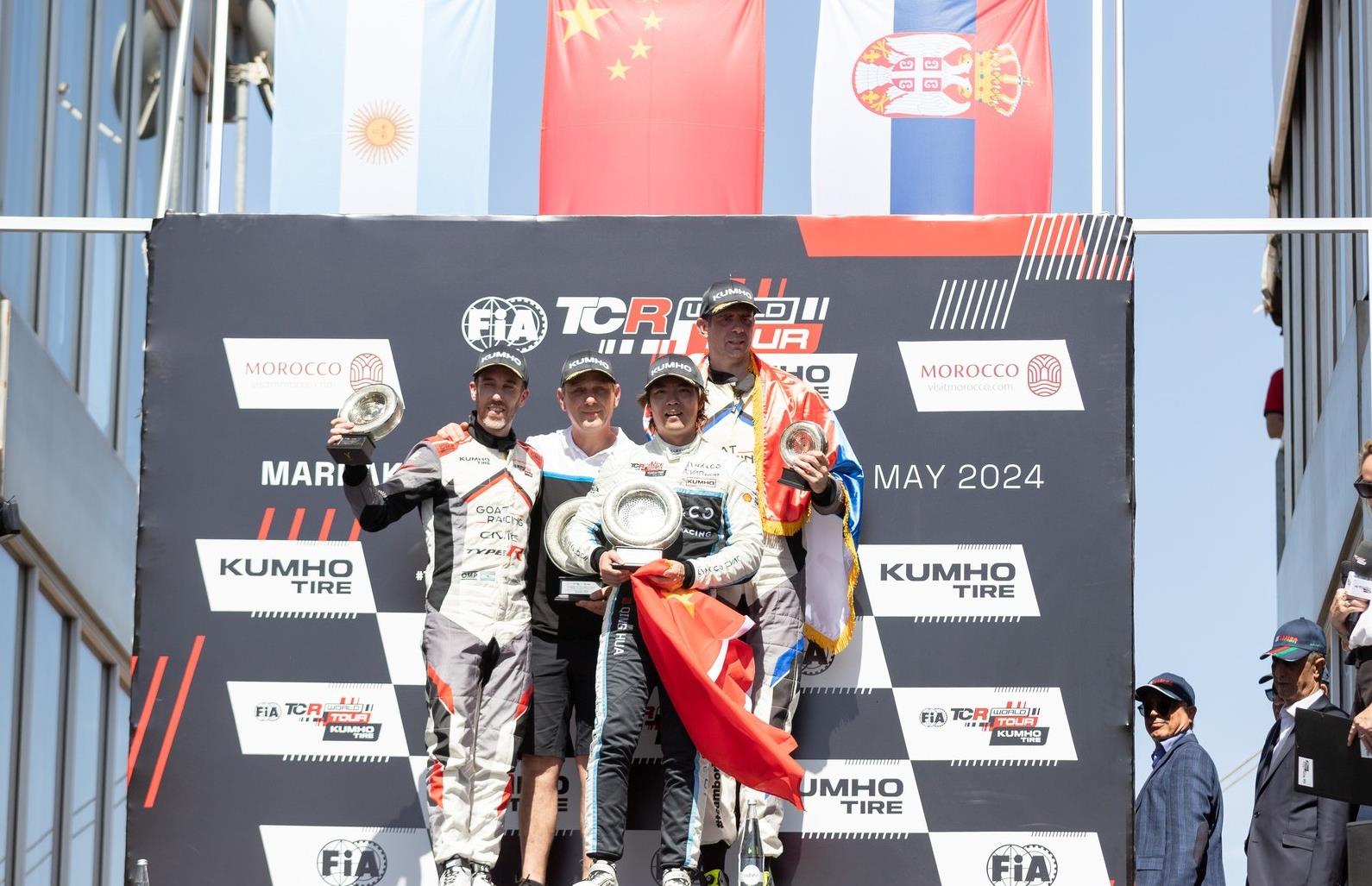 "FIA WTCR Race of Morocco" : Le pilote chinois Ma Qing Hua remporte la deuxième course 1 vis 0504202420561642
