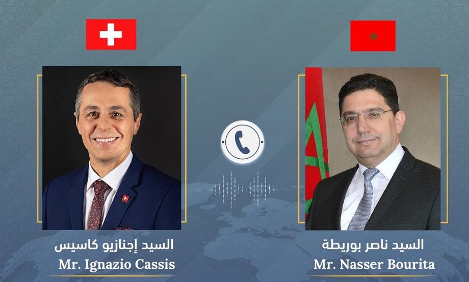 Entretien téléphonique entre Nasser Bourita et le ministre suisse des AE 1 vis 0511202415145052