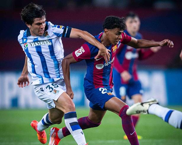 Liga: Le Barça s'impose contre la Real Sociedad 2-0 1 vis 0513202423125457