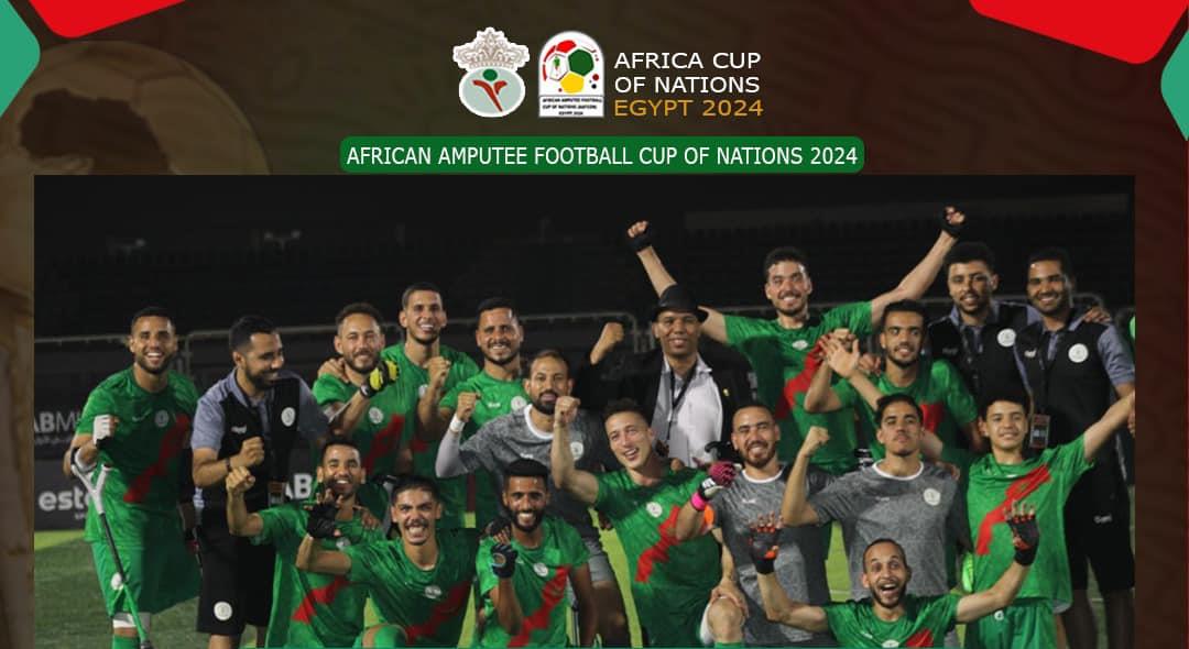 CAN de football pour amputés: Le Maroc s'envole vers les quarts de finale 1 vis 0522202410444130