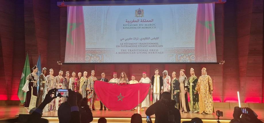 Le caftan marocain brille de mille feux à la Semaine africaine de l’UNESCO 1 vis 0523202409544784