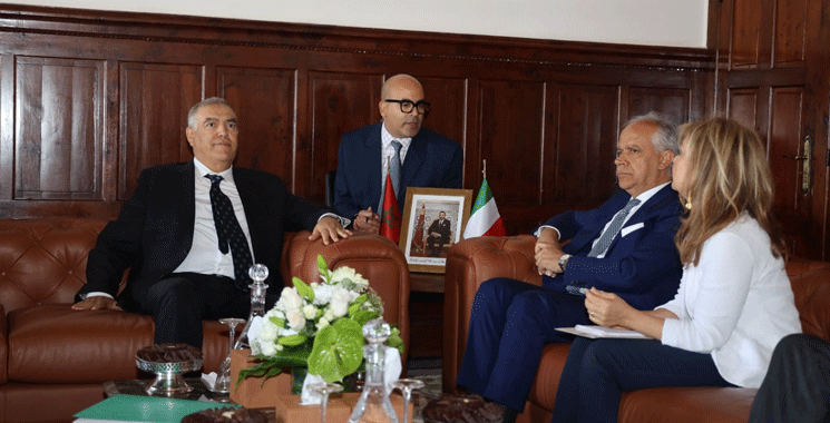Abdelouafi Laftit s'entretient à Rabat avec son homologue italien 1 M. Laftit sentretient a Rabat avec son homologue italien