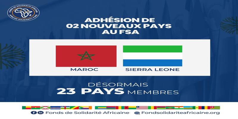 Le Maroc et la Sierra Leone deviennent adhérents du FSA 1 maroc sierra leione 1