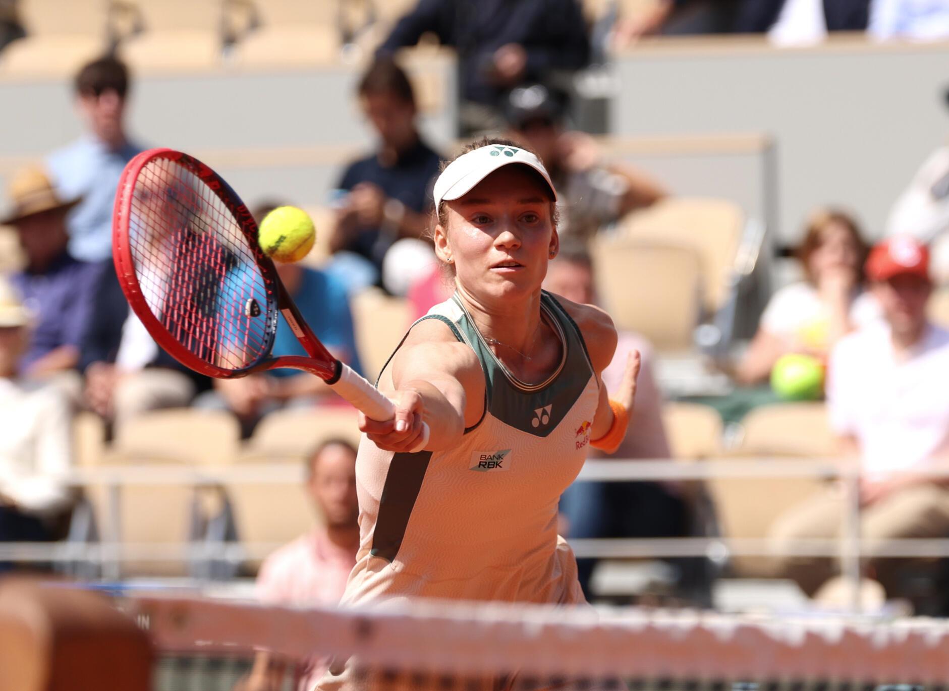Roland-Garros: La Kazakhe Elena Rybakina qualifiée pour les quarts de finale 1 vis 0603202415102513