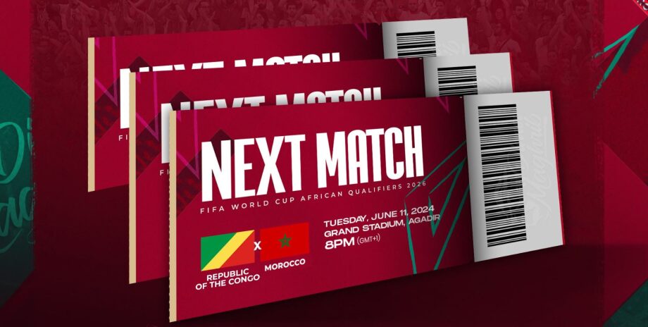 Éliminatoires Mondial-2026 : Ouverture de la billetterie pour le match Maroc-Congo Brazzaville 1 vis 0609202412465219