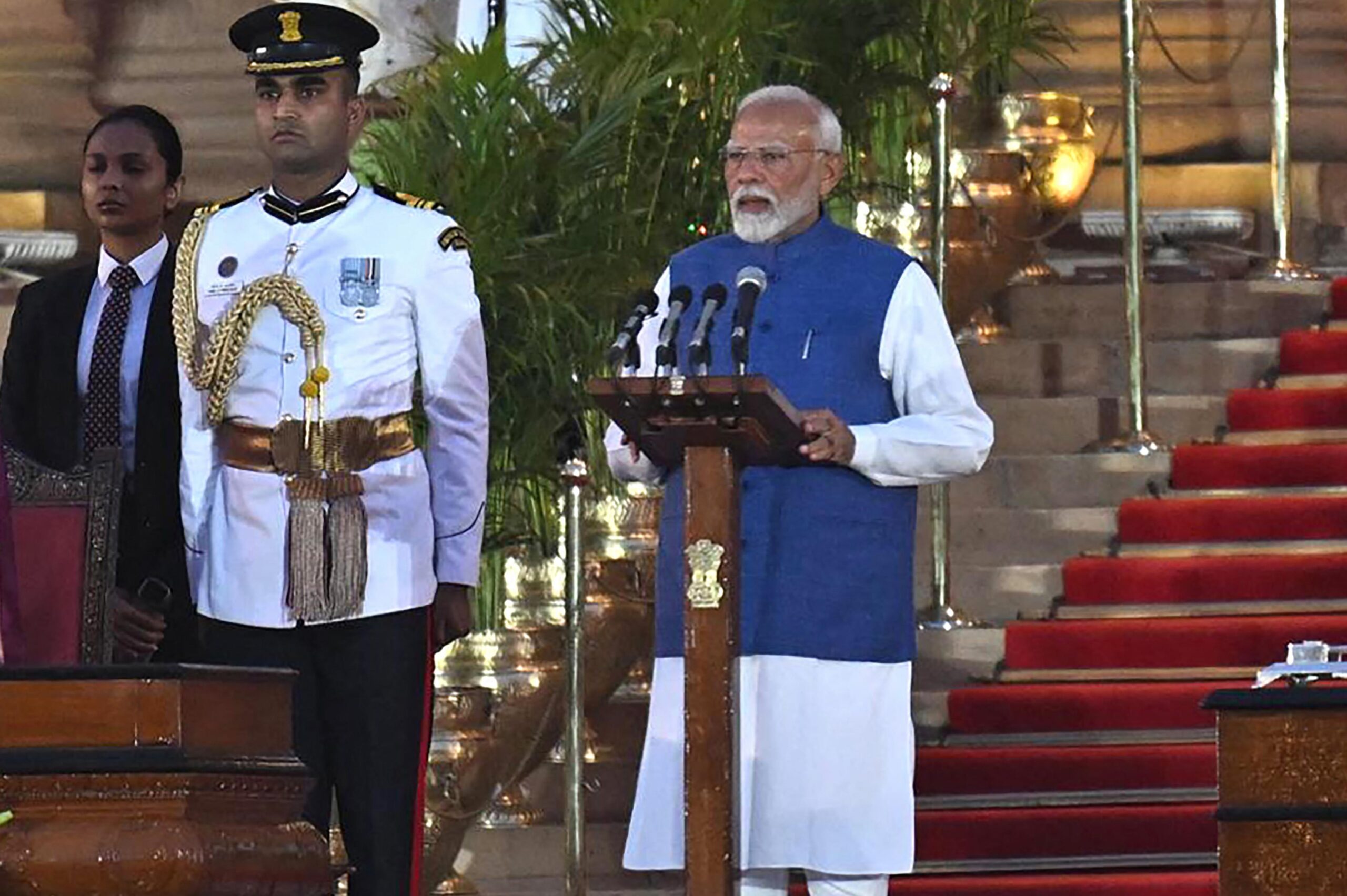 Inde: Narendra Modi prête serment pour un troisième mandat de Premier ministre 1 vis 0609202417362814 scaled