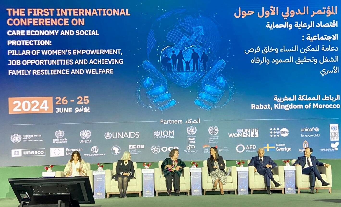 Les ministres arabes participant au Congrès international sur l'économie des soins en conclave à Rabat 1 vis 0626202418045586