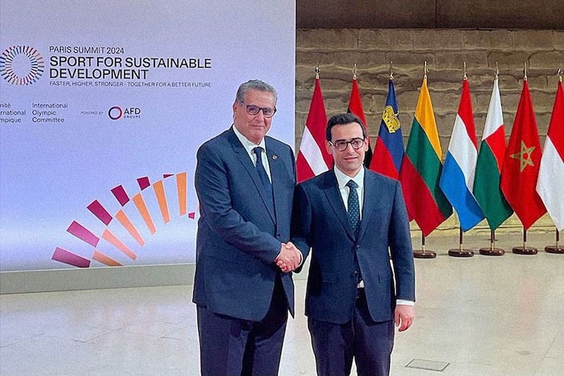 Akhannouch paris summit sport for development