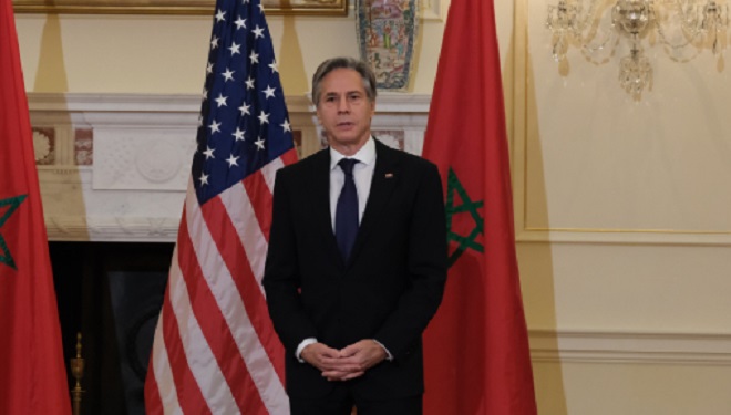 Les Etats-Unis saluent le leadership de SM le Roi Mohammed VI et se félicitent des "progrès remarquables" du partenariat maroco-américain 1 Blinken partenariat maroco americain