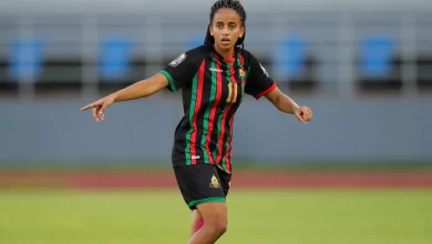 fatima tagnaout of asfar during the 2023 caf womens champions league semifinals match between mamelodi sundowns ladies and asfar