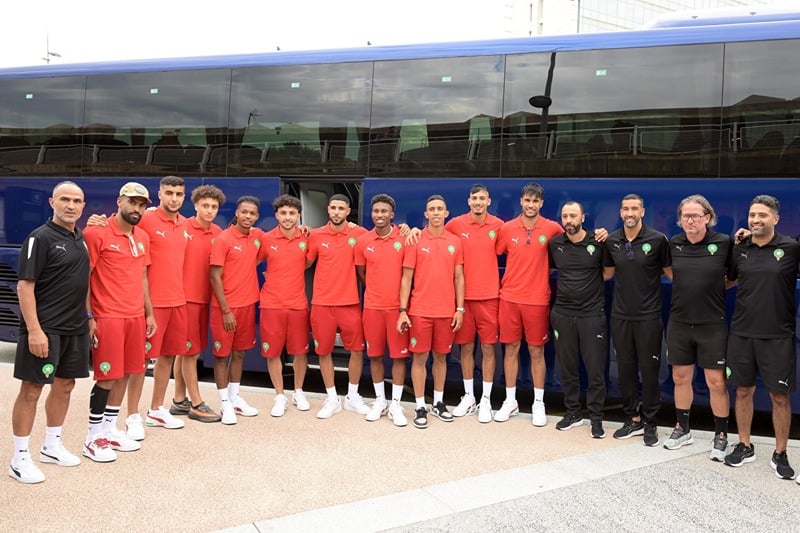 JO 2024 : L'équipe nationale olympique de football est arrivée en France 1 jo france