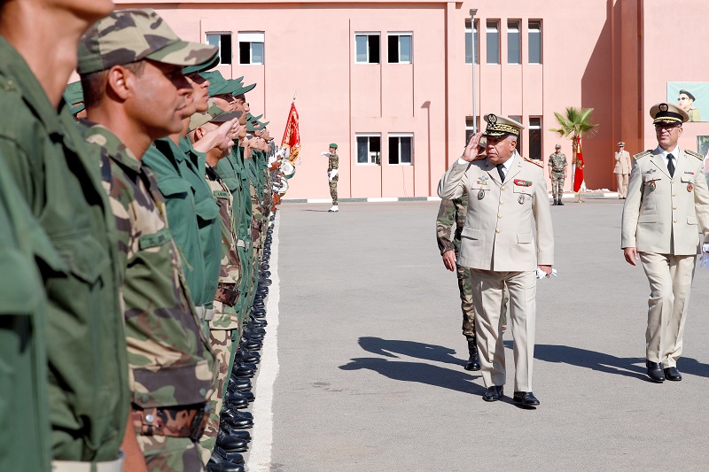 Base Ecoles des Forces Royales Air de Marrakech : cérémonie de clôture du service militaire du 38ème contingent des appelés 1 servicemilitaire38