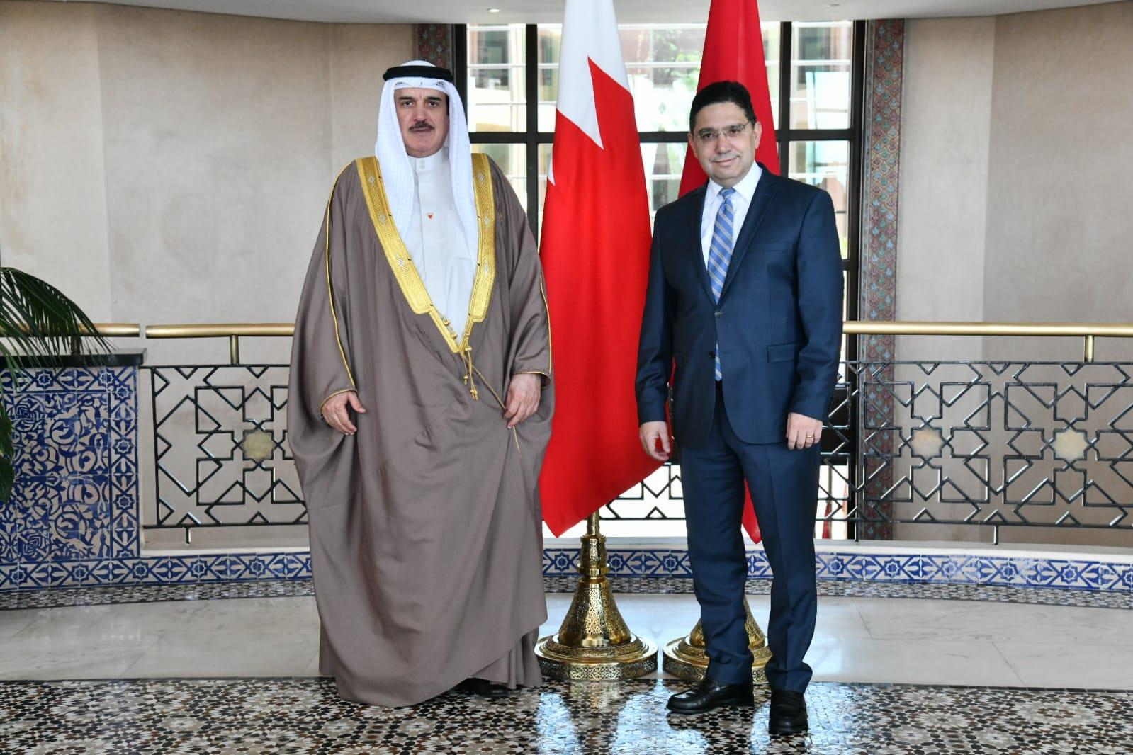 Nasser Bourita s'entretient à Rabat avec le Président du Conseil des représentants bahreïni 1 vis 0709202420402837